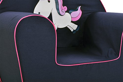 Knorrtoys 68376 68376 UMA - Sillón Infantil, diseño de Unicornio, Color Azul