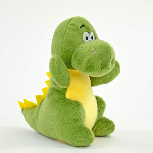 Kögler- Daniel Mini Dino Forma de Huevo, Aprox. 13 cm de Alto, pequeño Peluche para abrazar y amar, Regalo niños, Color carbón (75763)