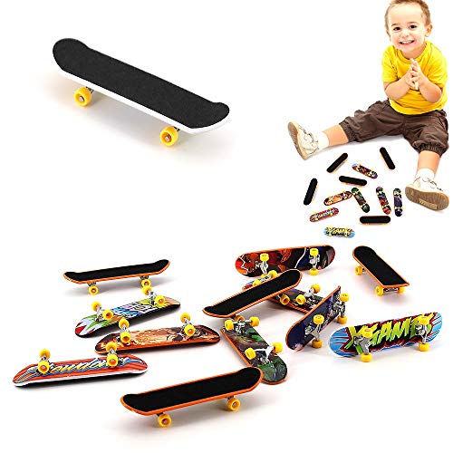 Kungfu Mall 5pcs Pack Finger Board Deck Truck Skateboard Boy Child Toy