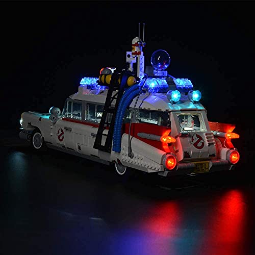 Kyglaring Kit de iluminación LED para LEGO 10274 Ghostbusters Ecto-1, kit de iluminación LED para LEGO 10274 (modelo 10274 no incluido)