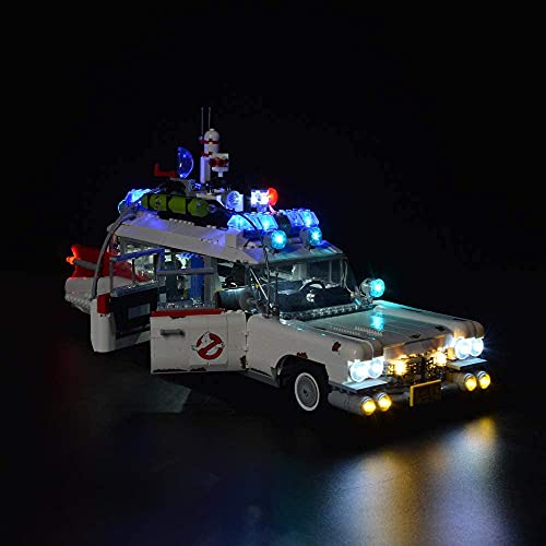 Kyglaring Kit de iluminación LED para LEGO 10274 Ghostbusters Ecto-1, kit de iluminación LED para LEGO 10274 (modelo 10274 no incluido)