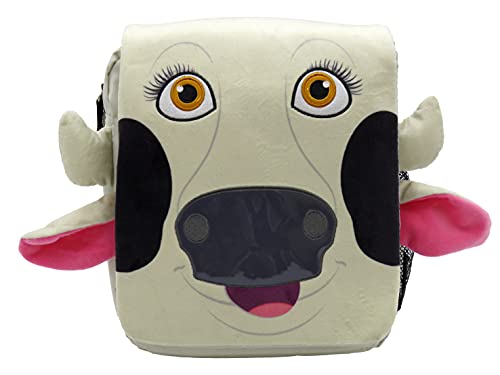 La Granja de Zenón, Mochila Prescolar Infantil La Granja de Zenón con Personaje Lola de Color Blanco (CyP Brands)