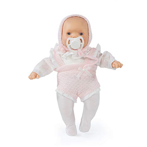 La Nina- Muñeca Paula Llorona 28 Cm bebé, Color Rosa (65121)