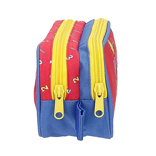 La Patrulla Canina Paw Patrol Forever Fun Estuche Doble Rojo 23x9x7 cms Poliéster