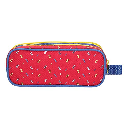 La Patrulla Canina Paw Patrol Forever Fun Estuche Doble Rojo 23x9x7 cms Poliéster