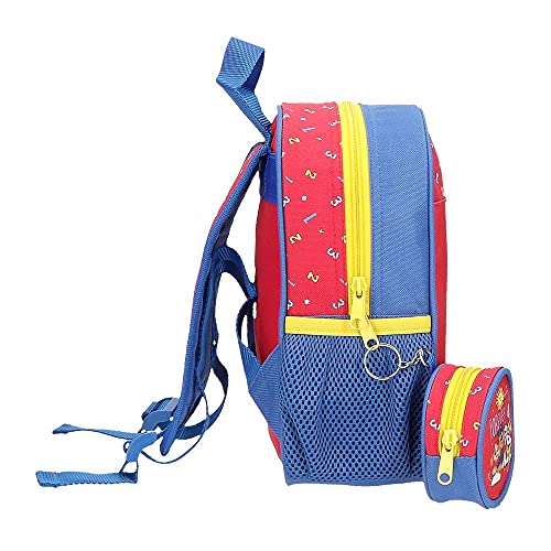 La Patrulla Canina Paw Patrol Forever Fun Mochila Guardería Rojo 23x25x10 cms Poliéster 5,75L