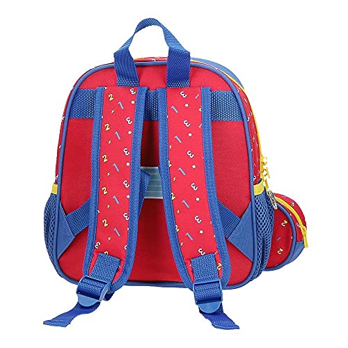 La Patrulla Canina Paw Patrol Forever Fun Mochila Guardería Rojo 23x25x10 cms Poliéster 5,75L