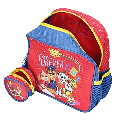 La Patrulla Canina Paw Patrol Forever Fun Mochila Guardería Rojo 23x25x10 cms Poliéster 5,75L