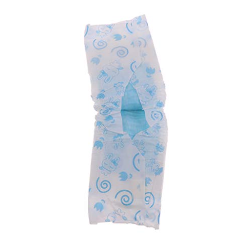 lahomia Pañales de Muñeca Azul Set Pantalones de Pañales Reutilizables para