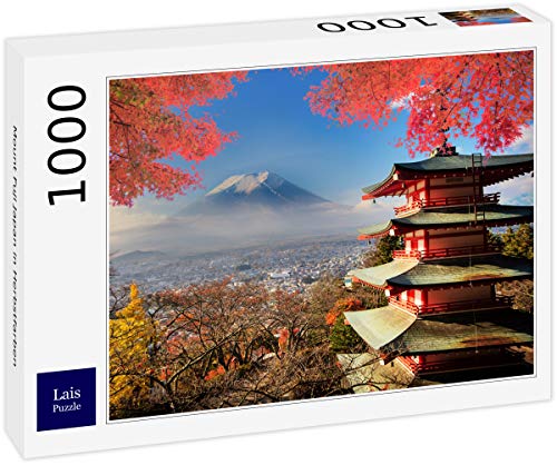 Lais Puzzle El Monte Fuji Japón en Colores de otoño 1000 Piezas