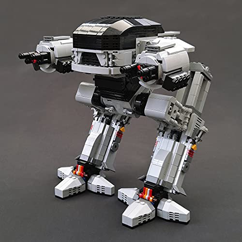 LAKA Sci-Fi Mecha 1473Pcs UCS Scale ED-209 MOC-83742 Space Wars Sci-Fi - Kit de construcción exclusivo compatible con Lego Star Wars