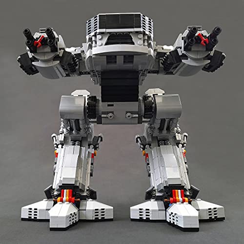 LAKA Sci-Fi Mecha 1473Pcs UCS Scale ED-209 MOC-83742 Space Wars Sci-Fi - Kit de construcción exclusivo compatible con Lego Star Wars