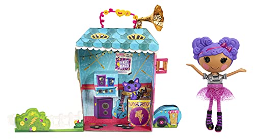 Lalaloopsy Storm E. Sky Gatito-Muñeca rockera Morada de 33cm con Vestido y Zapatos Intercambiables Rosas y Negros-Caja Reutilizable-Edad: 3+ años, Color (576846C3)