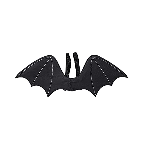 Lamptti Alas de murciélago para Cosplay de Halloween para niños y Adultos, alas Negras, Disfraz de Fiesta de Halloween, Accesorio para Juegos de simulación, Talla única