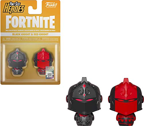 LAST LEVEL Size Black Knight & Red Knight Pack 2 Pint Heroes FORTNITE Black & Red Knights, Multicolor (1)