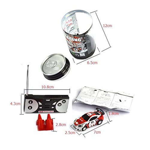 Lata de Coca Cola Mini Speed ​​RC Radio Control Remoto Micro Racing Car Toy Gift Nuevo Aleatorio