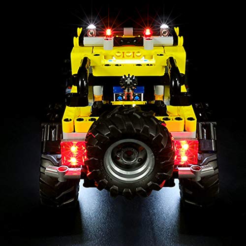 LDB SHOP Juego de iluminación LED para modelo Lego 42122, juego de luces LED compatible con Lego Technic Jeep Wrangler 42122, solo luz, no modelo Lego