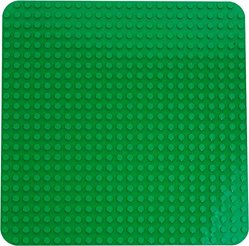 Le Go® Duplo® 2304 10914 - Juego de 2 placas verdes y caja de piedra