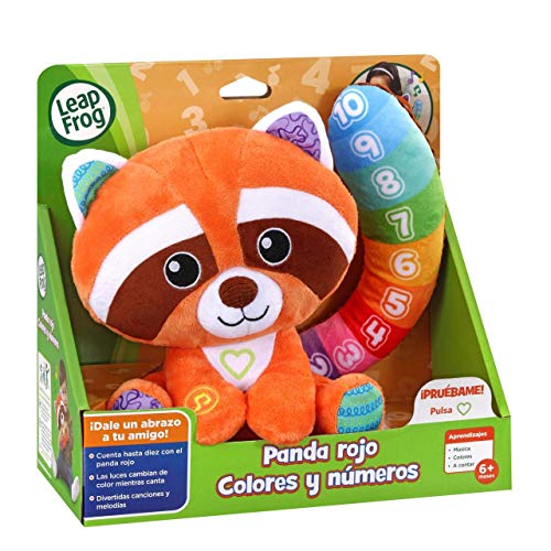 Leap Frog Panda Rojo Colores y números, Juguete Bebe +6 Meses (Cefa Toys 00911)