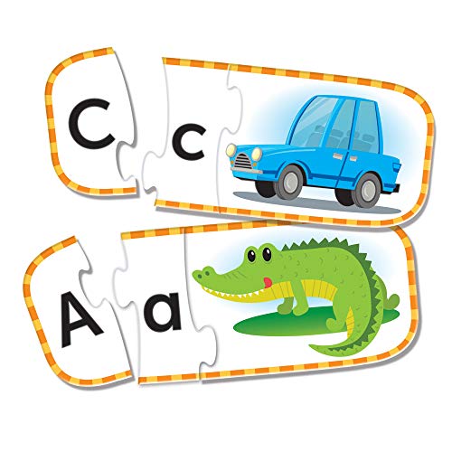 Learning Resources Aprender el abecedario, preparación para Preescolar, puzles con autocorrección, para niños de 4+ años (LER6089)