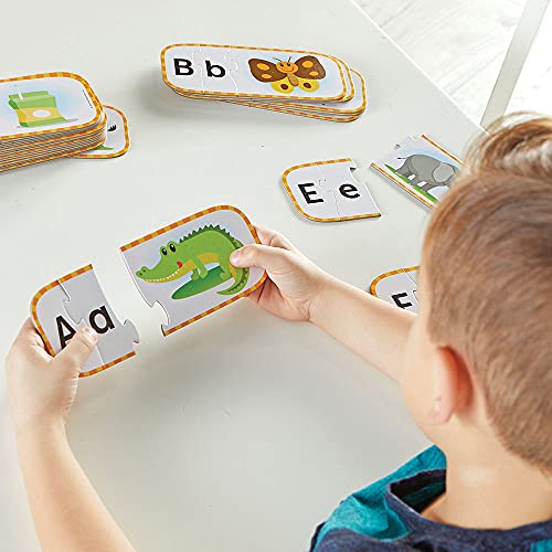 Learning Resources Aprender el abecedario, preparación para Preescolar, puzles con autocorrección, para niños de 4+ años (LER6089)