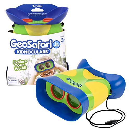 Learning Resources- Prismáticos Infantiles Kidnoculars de GeoSafari Jr, Color (EI-5260)