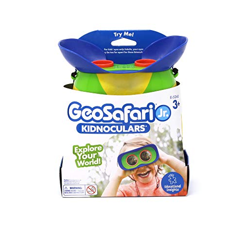 Learning Resources- Prismáticos Infantiles Kidnoculars de GeoSafari Jr, Color (EI-5260)