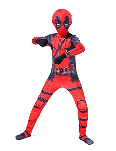 Leezeshaw - Disfraz de superhéroe de Marvel unisex para adultos y niños, de licra y elastano, para Halloween y fiestas de cosplay