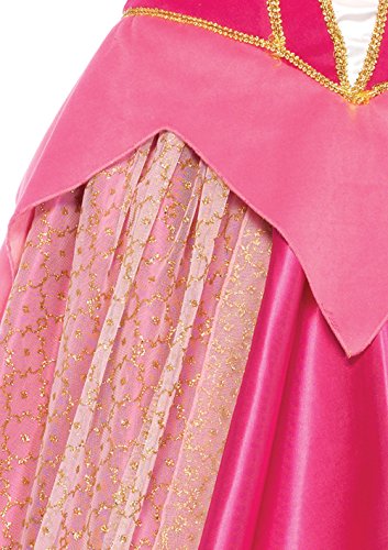 Leg Avenue-Pink Princess Aurora Fancy Dress Costume (Small/UK 6-8, 2-Piece) Mujer, Color Rosa, (EUR34-36) (85612)