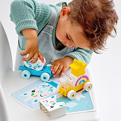 LEGO 10953 Duplo Mi Primer Unicornio, Tren de Juguete para Niños y Niñas a Partir de 1,5 Años, Juguete Educativo para Preescolares