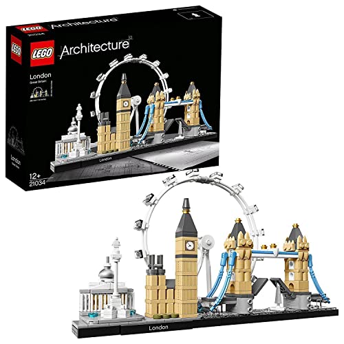 LEGO 21034 Architecture Skyline Collection Londres, Set de Construcción, Modelo de Coleccionista, Maqueta Decorativa