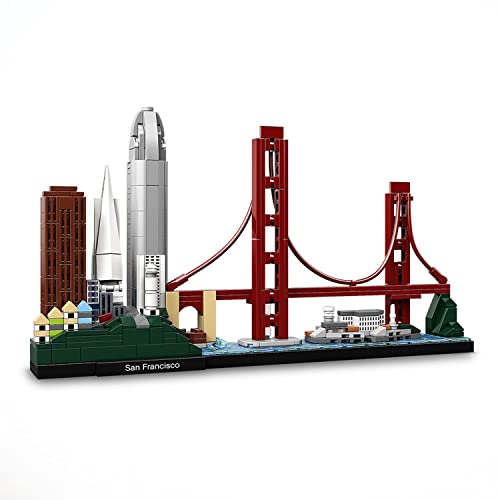 LEGO 21043 Architecture San Francisco, Maqueta de Ciudad para Construir, Regalos Originales de Manualidades y Decoración de Hogar