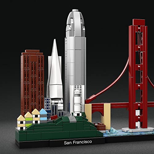 LEGO 21043 Architecture San Francisco, Maqueta de Ciudad para Construir, Regalos Originales de Manualidades y Decoración de Hogar