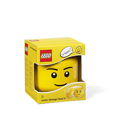 LEGO-4031 Storage Head S Boy, chico, color amarillo, Small (4031)