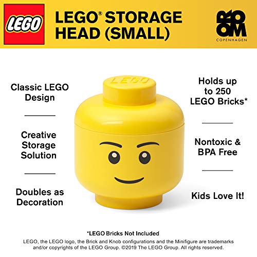 LEGO-4031 Storage Head S Boy, chico, color amarillo, Small (4031)