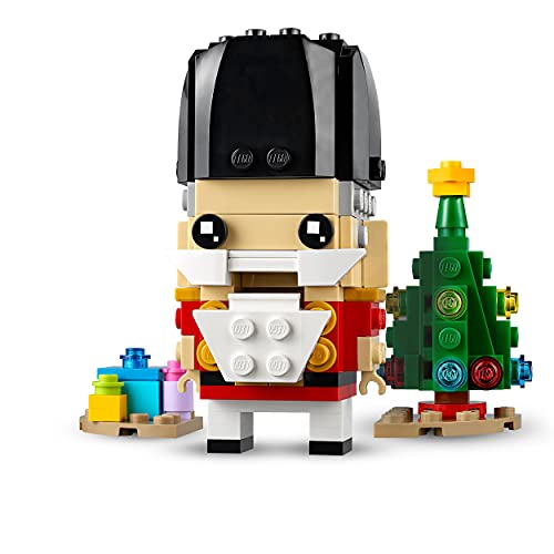 Lego 40425 BrickHeadz - Cascanueces de Navidad con árbol de Navidad, Hombres, Mujeres y niños a Partir de 10 años