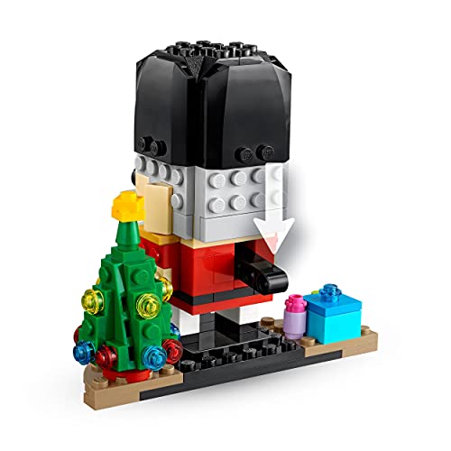 Lego 40425 BrickHeadz - Cascanueces de Navidad con árbol de Navidad, Hombres, Mujeres y niños a Partir de 10 años