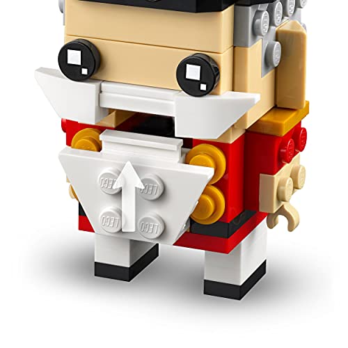 Lego 40425 BrickHeadz - Cascanueces de Navidad con árbol de Navidad, Hombres, Mujeres y niños a Partir de 10 años