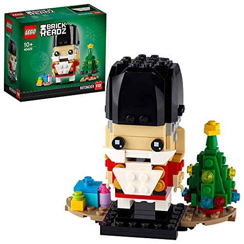 Lego 40425 BrickHeadz - Cascanueces de Navidad con árbol de Navidad, Hombres, Mujeres y niños a Partir de 10 años