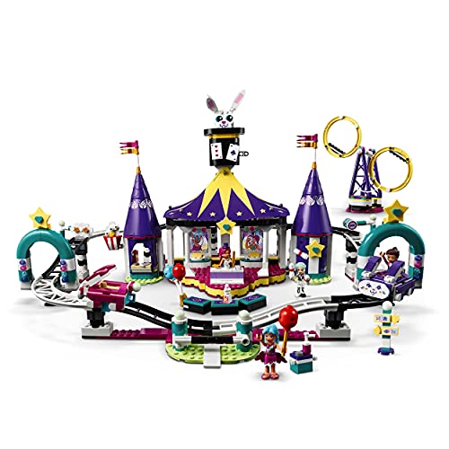 LEGO 41685 Friends Mundo de Magia: Montaña Rusa, Parque de Atracciones de Juguete para Niños y Niñas +8 Años con Mini Muñecas