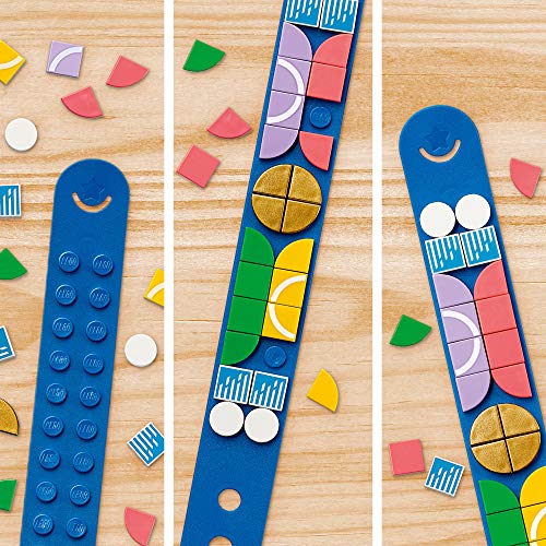 LEGO 41911 Dots Pulsera Deportiva, Set de Cuentas de Bisutería DIY, Arte y Manualidades para Niños y Niñas +6 años