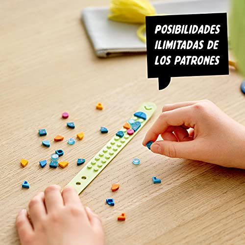 LEGO 41922 Dots Pulsera Cactus Guay, Manualidades para Niños y Niñas, Juego Creativo, Pulseras y Joyas DIY