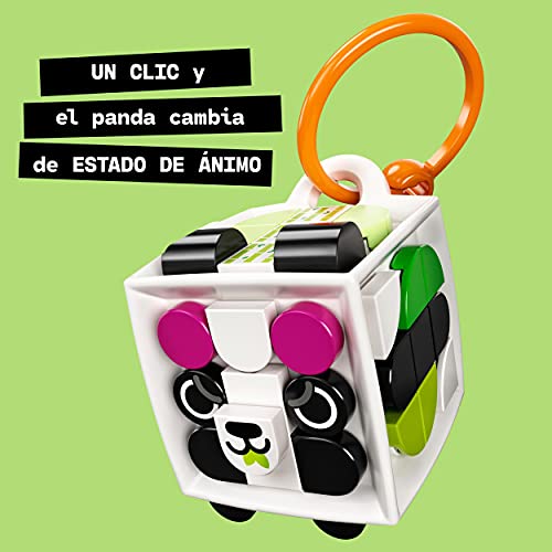 LEGO 41930 Dots Adorno para Mochila: Panda, Accesorio Personalizado, Juegos Creativos y Manualidades para Niños +6 Años