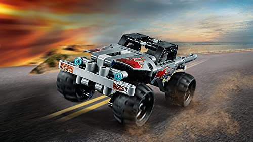 LEGO 42090 Technic Camión de Huida con Motor de Carga Manual, Juguete de Construcción para Niños a Partir de 7 años