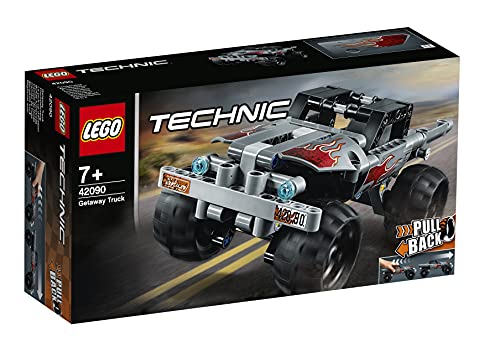 LEGO 42090 Technic Camión de Huida con Motor de Carga Manual, Juguete de Construcción para Niños a Partir de 7 años