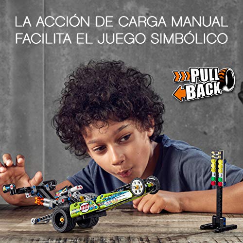 LEGO 42103 Technic Dragster Convertible 2 en 1, Coche de Juguete para Construir para Niños +7 años