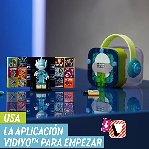 LEGO 43104 VIDIYO Alien DJ Beatbox Creador de Vídeos Musicales Juguete Realidad Aumentada App Set con Mini Figura