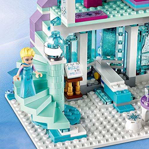 LEGO 43172 Disney Magic Ice Palace Set con Mini muñecas de Princesa Elsa y Anna y Parque de Juegos congelados