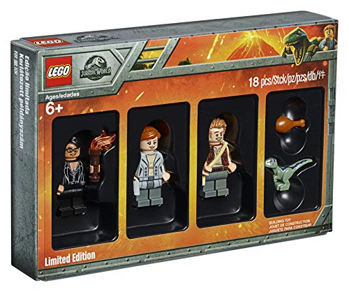 LEGO 5005255 Jurassic World - Juego de Minifiguras de edición Limitada de película de Reino Caído, Dinosaurio Azul bebé, Juguetes coleccionables, Regalo Divertido