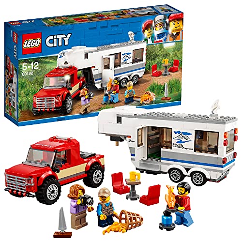 LEGO 60182 City Great Vehicles Camioneta y Caravana